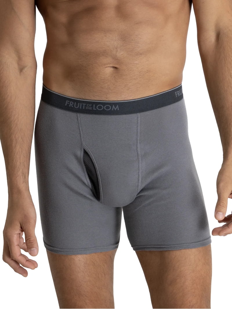 Fruit of the Loom Men's EverSoft Fabric CoolZone Fly Boxer Briefs