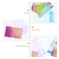 thumbnail image 4 of 11 Hojas Nail Art Stickers Calcomanía de uñas Decoración Decoración Manicure Aurora Efecto Pegatinas, 4 of 6
