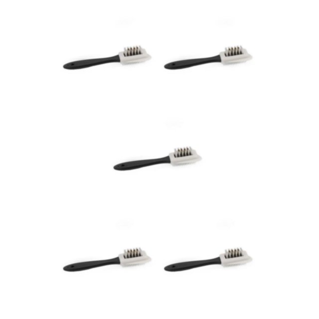 Matsuzay Cepillo para zapatos de doble cara, cepillos de limpieza portátiles de plástico, herramientas de limpieza, cepillo para brillo de Type2 NO2