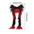thumbnail image 3 of KOYPTL Soft Furry Cat Ear Hat with 2 Braids Winter Warm Furry Hat for Women Cat Ears Headwear for Cold Weather and Party Costume Accessories, 3 of 6