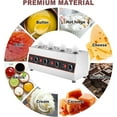 thumbnail image 5 of INTSUPERMAI 4 Grids Electric Sauce Warmer Heat Preservation Machine, 5 of 6