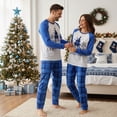 thumbnail image 5 of Christmas Family Pajamas Matching Set Letter Christmas Tree Print Long Sleeve Tops Plaid Pant, 5 of 7