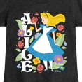 thumbnail image 3 of Disney - Alice In Wonderland - Alice Botanical - Toddler & Youth Girls Short Sleeve Graphic T-Shirt, 3 of 5