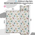 thumbnail image 5 of Robot and Gears Gray Pattern Teens Toddler Nap Mat with Pillow, Sleeping Mat Bag for Preschool Daycare 60"x20", 5 of 6