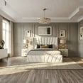 thumbnail image 1 of Velets King Bed Frame with Hydraulic Lift Storage, Upholstered Platform Bed, Tufted Headboard, Wood Slats, No Box Spring Needed, 1 of 9