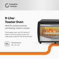 thumbnail image 2 of Open Box CC-TOV4400 9-Liter Countertop Toaster Oven for Baking, 2 of 9
