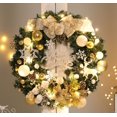 thumbnail image 1 of Corona de decoración navideña nueva corona navideña Artificial adorno navideño adornos navidenos, 1 of 4