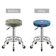 thumbnail image 5 of Naloa Three Gnome Independence Day Round Bar Stool Cushion Cover 12-14 inch, Fits Kitchen, Office, Restaurant Chairs - 13 inch, 5 of 7