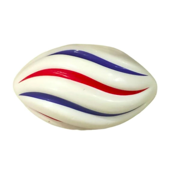 7" Red, White and Blue Spiral Foam Football (Sack of 40)