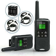 GOCOM G200 Family Radio Service (FRS) Adult Walkie Talkie,Long Range Two Way Radio Rechargeable 2Pack