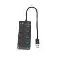 thumbnail image 1 of HUB USB 3.0, Répartiteur USB 4 Ports USB3.0 4 Ports Compatibilité Forte pour Clavier, 1 of 8