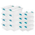 thumbnail image 1 of Sterilite Bac de Rangement Moyen, Lot de 8, et Grand Bac de Rangement, Ensemble de 8, 1 of 11