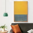 thumbnail image 4 of Mark Rothko Print Abstract《Yellow And Gray》Canvas Paintings Wall Art Poster Canvas Wall Art Poster Decorative Bedroom Modern Home Print Picture Artworks Posters 12x18inch(30x45cm), 4 of 6