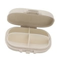 thumbnail image 1 of Boîte de Planification de Médicament de Division Portable Design Instantané Récipient de Support de Médicament Quotidien, 4 Compartiments, Fermeture à Pression Sécurisée, Rappel Durable, Pratique, Pratique, 1 of 8
