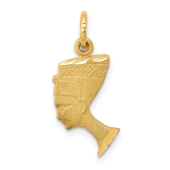 FB Jewels 14K Yellow Gold Nefertiti Charm