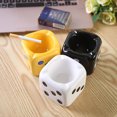 thumbnail image 2 of Personalized Creative Ceramic Dice Ashtray - Fashionable Home Decoration, Desk Accessory, Ideal Gift, 2 of 7