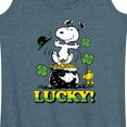 thumbnail image 3 of Peanuts - Lucky - Women's Racerback Tank Top, 3 of 6