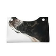 thumbnail image 4 of Lsque Black And White Boston Terrier Printed Long Tissue Box Cover Holder, Facial Paper Organizer Dispenser,Triangle with Bottom Belt, PVC Leather Decorative Organizer, 4 of 9