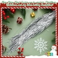 thumbnail image 4 of 3000 Strands Silver Tinsel Icicles for Christmas Tree Tinsel Christmas Tree Xmas New Years Eve Festivals Decor Birthday Party Supplies, 19.6in/50cm, 4 of 7