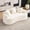Cream White, variant on Loveseat Sectional Sofa for Living Room, 65’’ Modern Luxury Plush Chenille Extra Deep Seat Curved Cloud Floor Couch with 3 Throw Pillows for Small Spaces, No Assembly Needed, Apricot Taupe