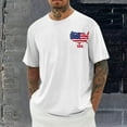 thumbnail image 2 of Taqqpue 4th of July Shirts for Men USA American Flag Patriotic Independence Day Higher Quality Short Sleeve T-Shirt M-4XL, 2 of 6