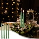 thumbnail image 1 of Fiudx Juego de Velas Largas Verdes, Elegante Decoración para Bodas y Fiestas, Iluminación Multiusos para El Hogar, Navidad o Ceremonias, Paquete de 4, Tamaño 2 X 2 X 25 Cm, Sin Aroma., 1 of 6