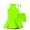 A Fluorescent Green, variant on Aislor Girls Sleeveless Hollow Back Latin Ballroom Dancewear Dress with Shorts and Tassel Earrings Costume