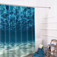 thumbnail image 2 of Shower Curtain Anti-mold Textile Washable Anti-bacterial Bath Curtains 3d Waterproof Shower Curtains, 2 of 3
