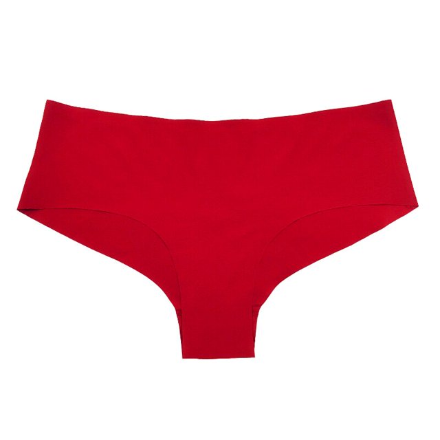 TrowBridge-bragas sólidas sin costuras para mujer, ropa interior Sexy de satén de seda de tiro medio, lencería deportiva transpirable
