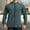 c03Green, variant on USNSM Men's Fashion Casual Knit Henley Shirts Dress Loose Velvet Long Sleeve Top Turndown Collar Quarter Button Pullover Shirts Black XXXL