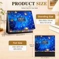 thumbnail image 2 of 2027 Desk Calendar, 12-Month Floral Desktop Flip Calendar, January to December Monthly Planner with Twin Wire Binding, Home Office Schedule Organizer, 2 of 8