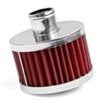thumbnail image 3 of 23Mm Car Air Filter Cold Air Intake Filter High Flow Vent Valve Cover Breather Red Mingyiq, 3 of 9