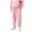 Pink, variant on hoksml Girls (2-13Y) Solid Color Sherpa Fleece Joggers - Elastic Waist Tapered Sweatpants with Pockets