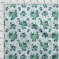 thumbnail image 4 of oneOone Cotton Poplin Sky Blue Fabric Florals Sewing Craft Projects Fabric Prints By Yard 56 Inch Wide, 4 of 4