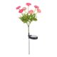 thumbnail image 2 of 7-Head Solar Faux Flower Lights Waterproof LED Artificial Flower Garden Decor Solar Stake Lights for Pathways Lawns Patio Yard Auto off on Landscapes Lighting, 2 of 6