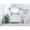 thumbnail image 6 of 42 inch single bathroom vanity in white, 6 of 8