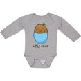 thumbnail image 3 of Inktastic Little Spud Blue Boys or Girls Long Sleeve Baby Bodysuit, 3 of 5
