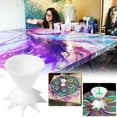 thumbnail image 5 of Fnochy Clearance Split Cups, Paint Pouring Split Cup, Resin Pouring Tools, DIY Painting Accessories, Reusable Split Cup with Dividers - Create Stunning Flower Patterns Effortlessly - 3PCS, 5 of 8