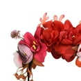 thumbnail image 4 of Diadema de flores de imitación, diadema con corona de flores para mujeres y niñas, fotos de cumpleaños Rojo, 4 of 5