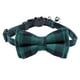 thumbnail image 1 of Collar navideño para perro con lazo, patrón clásico de copos de nieve a cuadros, collar ajustable para mascotas, 1 of 5