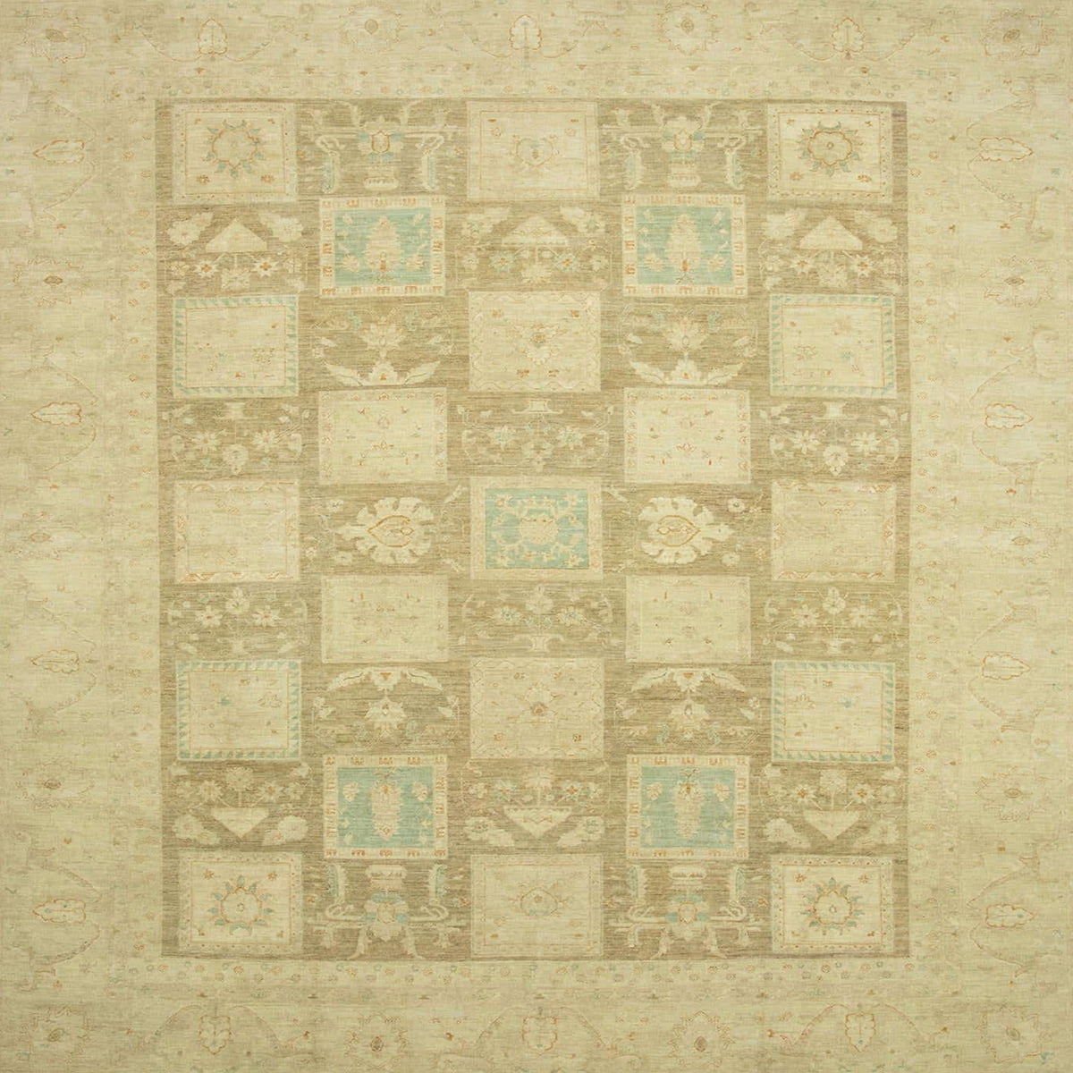 Ahgly Company Machine Washable Indoor Square Abstract Metallic Gold ...