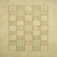 thumbnail image 1 of Ahgly Company Indoor Square Abstract Metallic Gold Abstract Area Rugs, 4' Square, 1 of 6