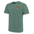 thumbnail image 2 of Unisex Image One  Green Miami Hurricanes Hyper Local Mascot Swamp T-Shirt, 2 of 3