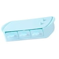 thumbnail image 2 of Mini molde para paletas de hielo DIY para niños, de silicona de grado alimenticio, para helado, seis rejillas, azul, 2 of 12
