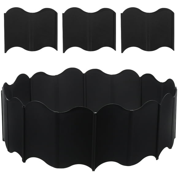 MasteelfCA 1 Ensemble de Bordure de Pelouse Emboîtable Bordure en Plastique pour Clôture de Patio Clôture Bordure