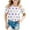 1-White352, variant on Byoo Tween Girl Colorful Polka Dot Graphic Tee Short Sleeve Crew Neck Pullover Top Soft Comfy T Shirt for Children