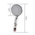 thumbnail image 3 of Ruhiku GW Shower Head with Handheld, 5 Modes High Pressure Handheld Shower Head, Tool-free Install, Hard Water Filtered Shower Head for Kids Elderly, Silver, 3 of 8