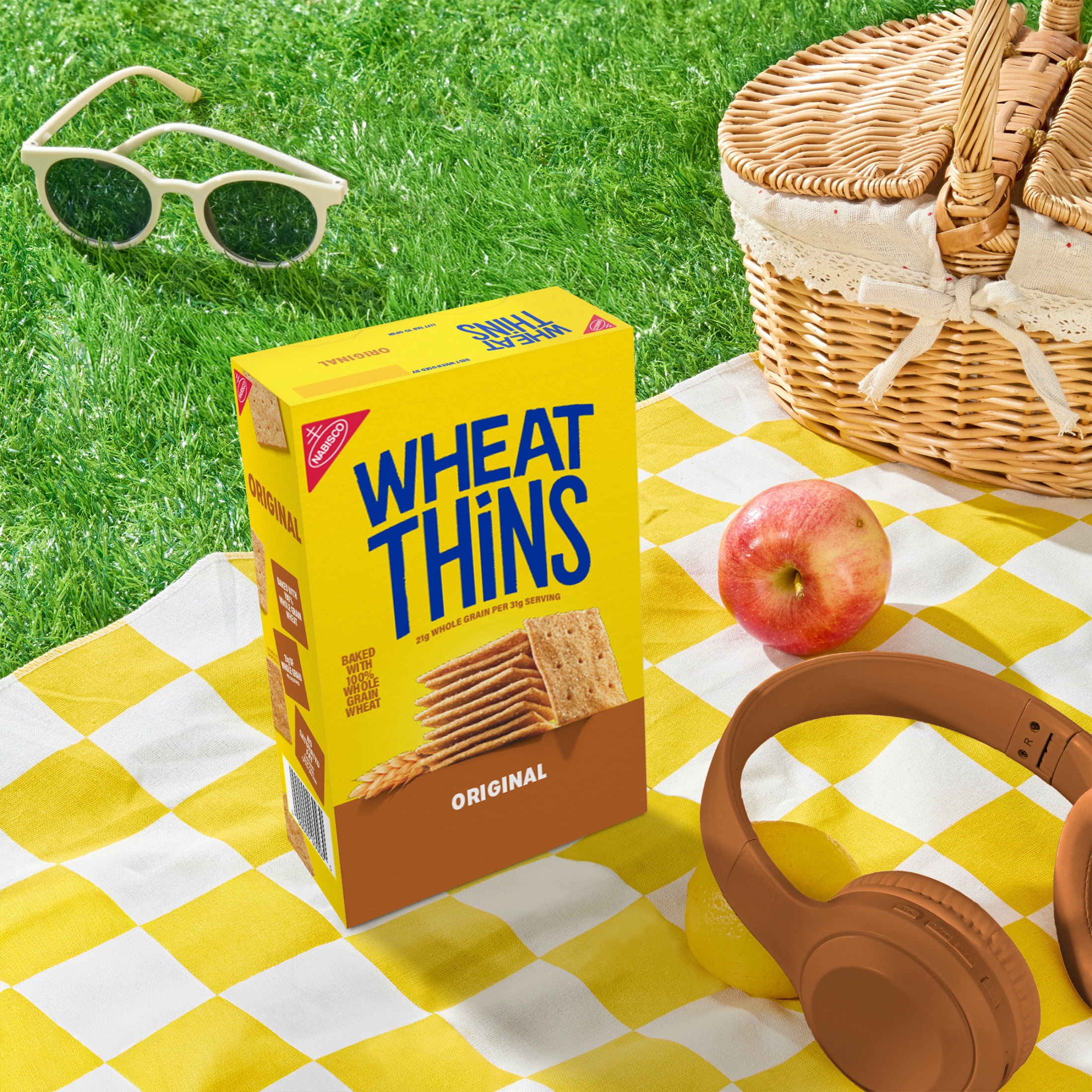 Triscuit Original Vegan Crackers and Wheat Thins Original Snacks Variety Pack, Bulk Snacks, 4 Boxes