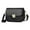 Black, variant on NOKIO Ladies One Strap Messenger Bag, Women'S One-Shoulder Flap Bag, Female One-Shoulder Canvas Bag Fashionable Women's Bag Metal Turnbuckle Messenger Bag Shaped Small Shoulder Bag