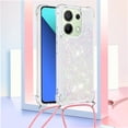 thumbnail image 2 of Funda FOXDOCK para Xiaomi Redmi Note 13 4G con Cuerda Ajustable, Brillo Líquido, Protección Antigolpes y Lente – Ideal para Regalo, 2 of 6